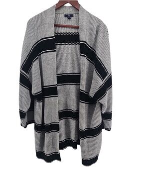 🦋 GAP Open-Front Striped Cardigan - Size XXL